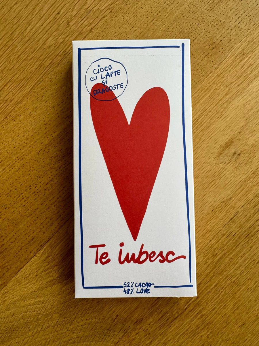 Ciocolată cu lapte 70g ”Te Iubesc”